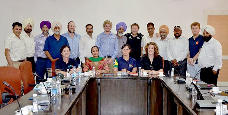 Delegation from Nuffield Global Farming Scholars visit in GADVASU on 13th June, 2015